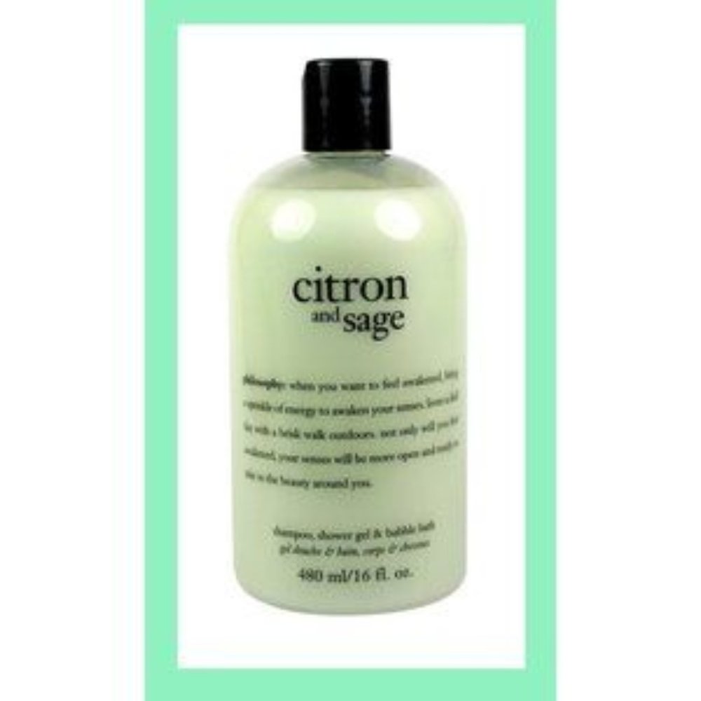Philosophy Citron & Sage 3 in 1 Shower Gel, Shampoo, Bath Soak & Bubbles